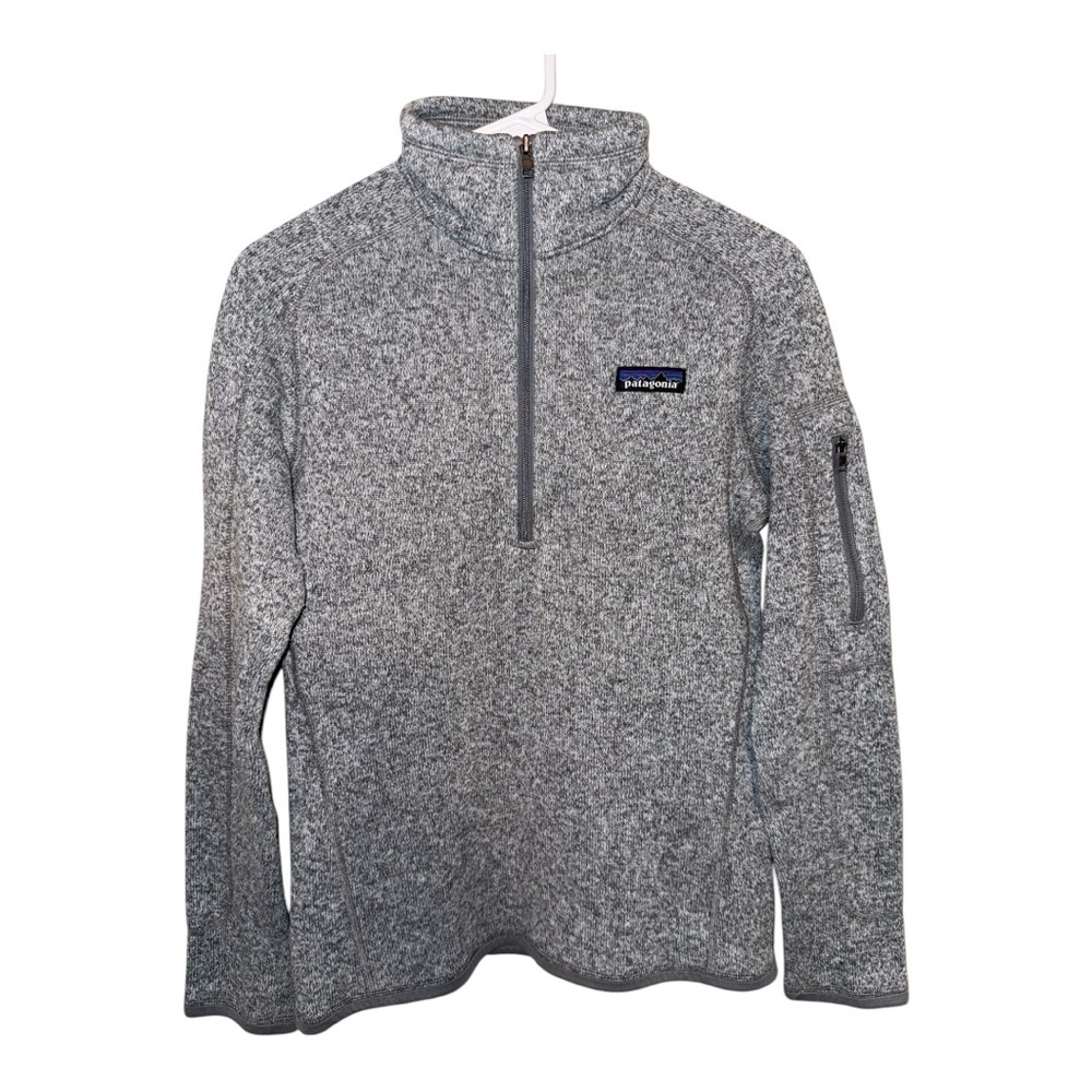 Patagonia Women’s Better Sweater 1/4 Zip Gray Pullover